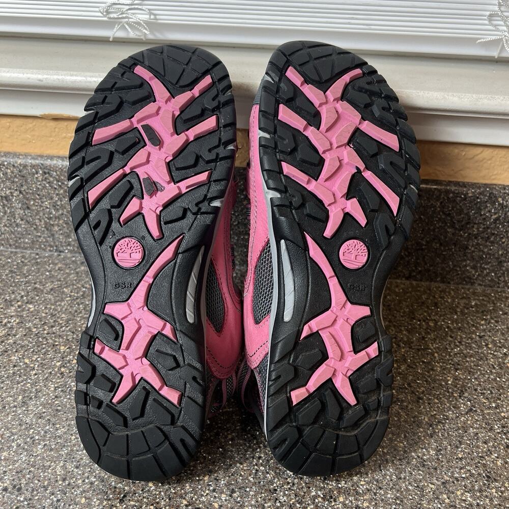 Timberland Sport Sandals Womens 9.5M Fisherman Pink Leather Comfort Hiking Shoes - Picture 10 of 12